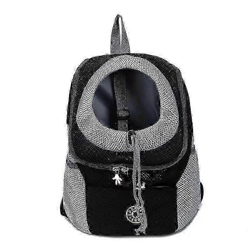 Black Animal Transport Backpack