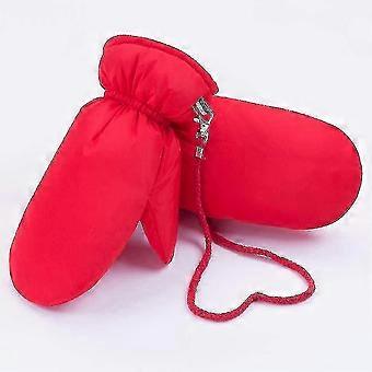 Z6 Down Gloves For Men And For Keeping Warm In Winter, Cute And Cold Resistant - Red Women XXF