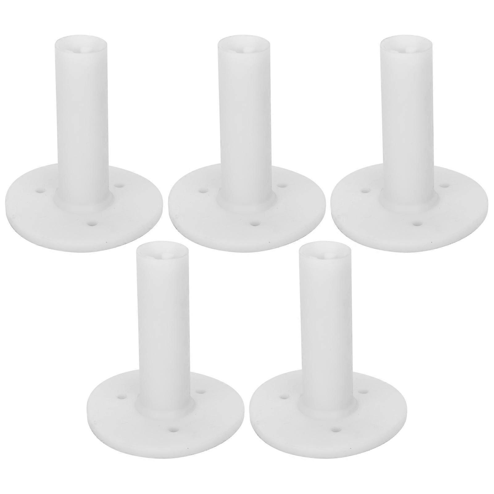 5pcs Rubber Golf Tees with Wide Base for Driving Range and Practice Mat