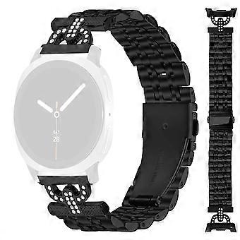 Pulseira de relógio para Samsung Galaxy Watch Ultra (2025) 47 mm/Watch Ultra 47 m com strass e decoração em aço inoxidável