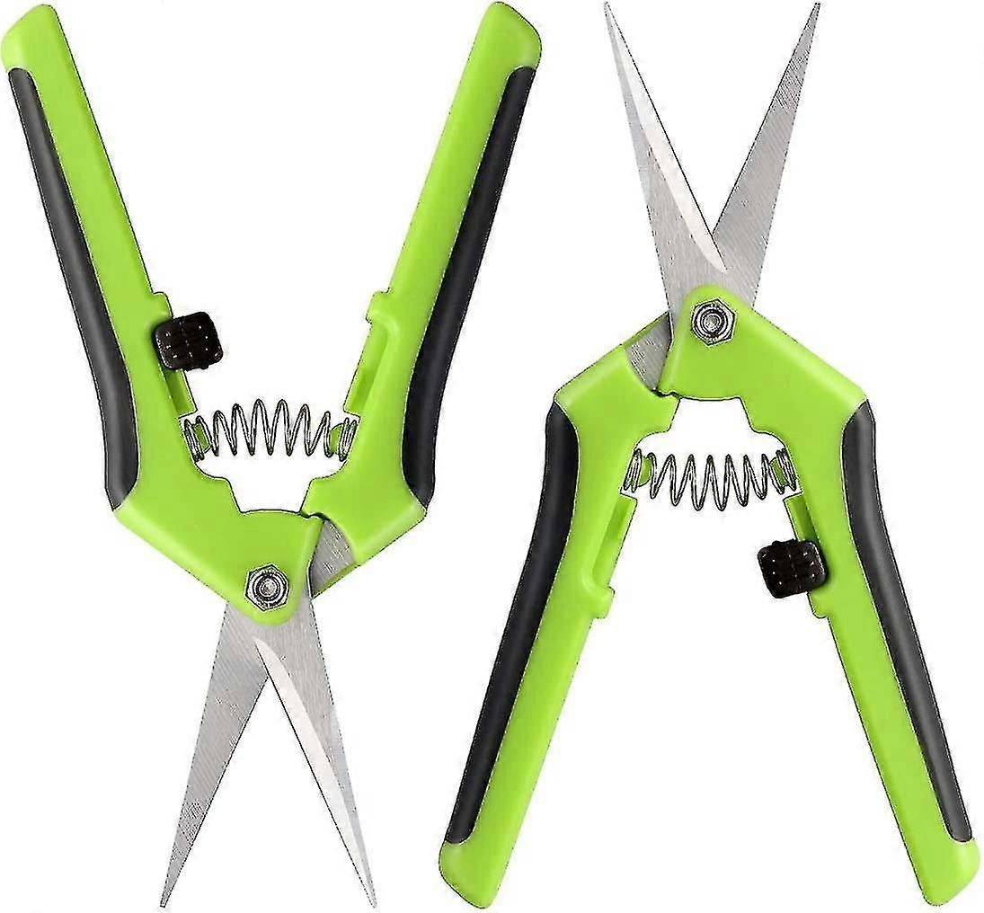 Pack Plastic Hand Pruners Flower Tree Pruning Shears Blue