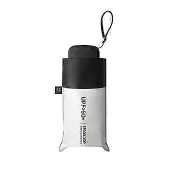 Mucai 5-fach faltbarer Damen-Mini-Regenschirm, wasserdicht, winddicht, Sonnenschutz, UV-Schutz, Regenschutz