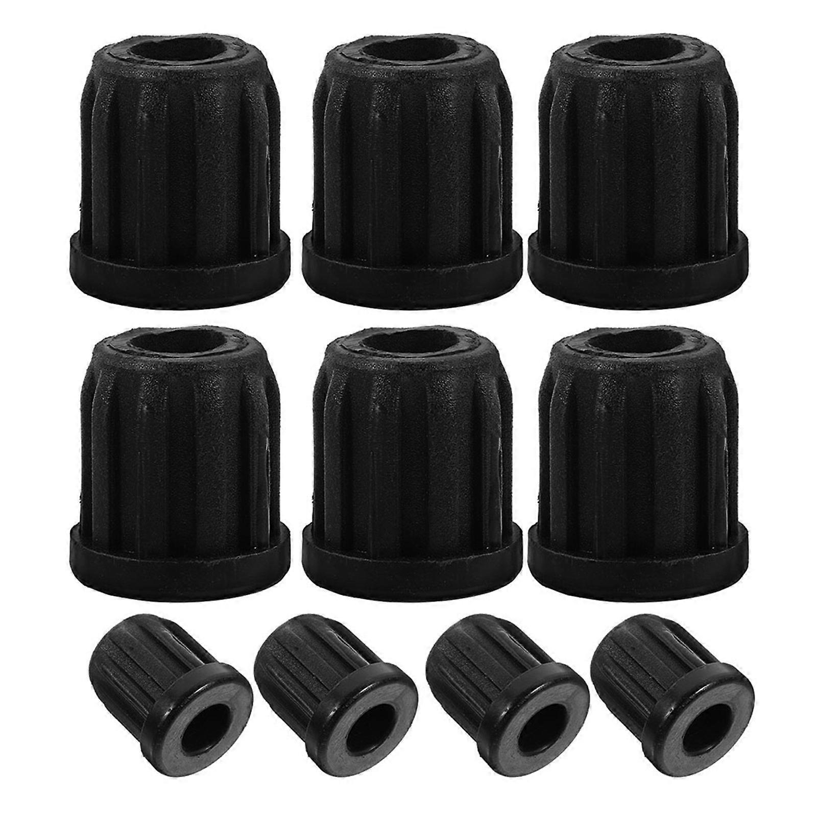 10Pcs  Caster Socket Sleeve Inserts Plastic Caster Stem Socket Inserts Caps Small Caster Socket Inserts Practical Caster Sleeve Inserts