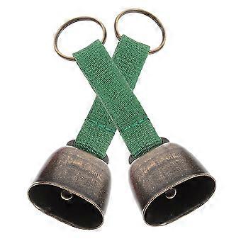 Camping Bear Bell Iron Cloth Pendant for Outdoor 8Pcs Set