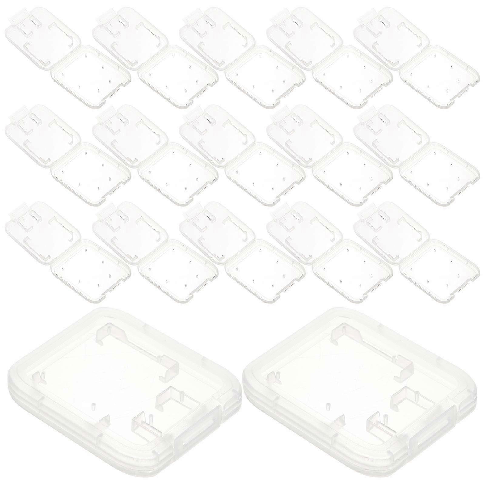 24pcs Memory Card Cases Portable Memory Card Holders Compatible with SD TF Cards