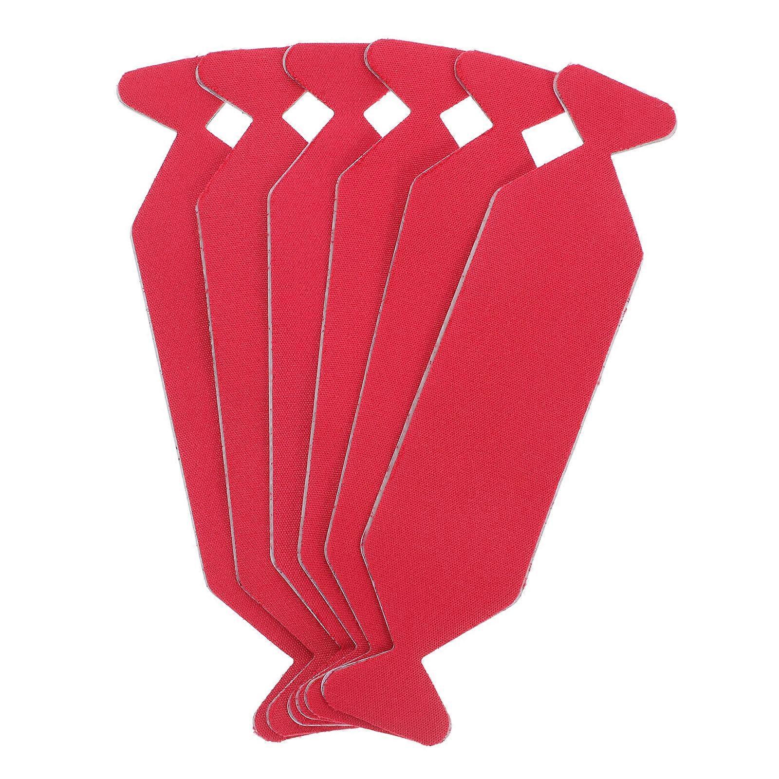 6pcs Squeegee Buffer Tapes Squeegee Fabric Stickers Self-Adhesive Part for Squeegee
