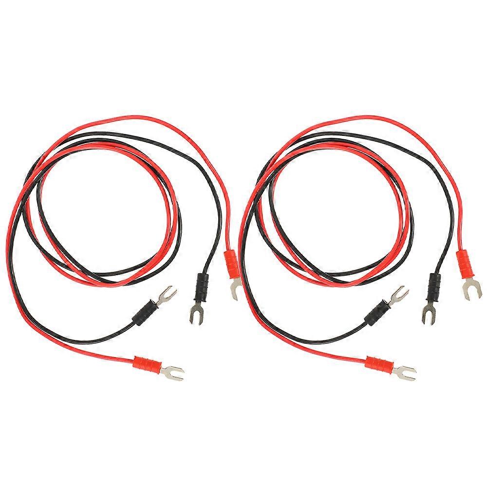 Copper Test Leads Phonograph Turntable Ground Wire for Testing Connection 4Pcs