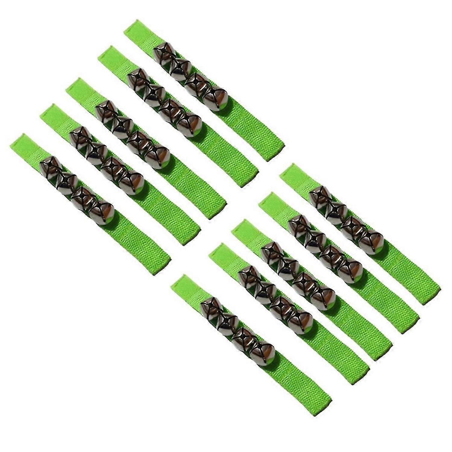 Green 10Pcs Orff Handbell, Multi-Faceted Development Handbell