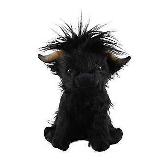 Muñeco de peluche de vaca de las Tierras Altas color crema de 30 cm, suave y de peluche. Regalo ideal.