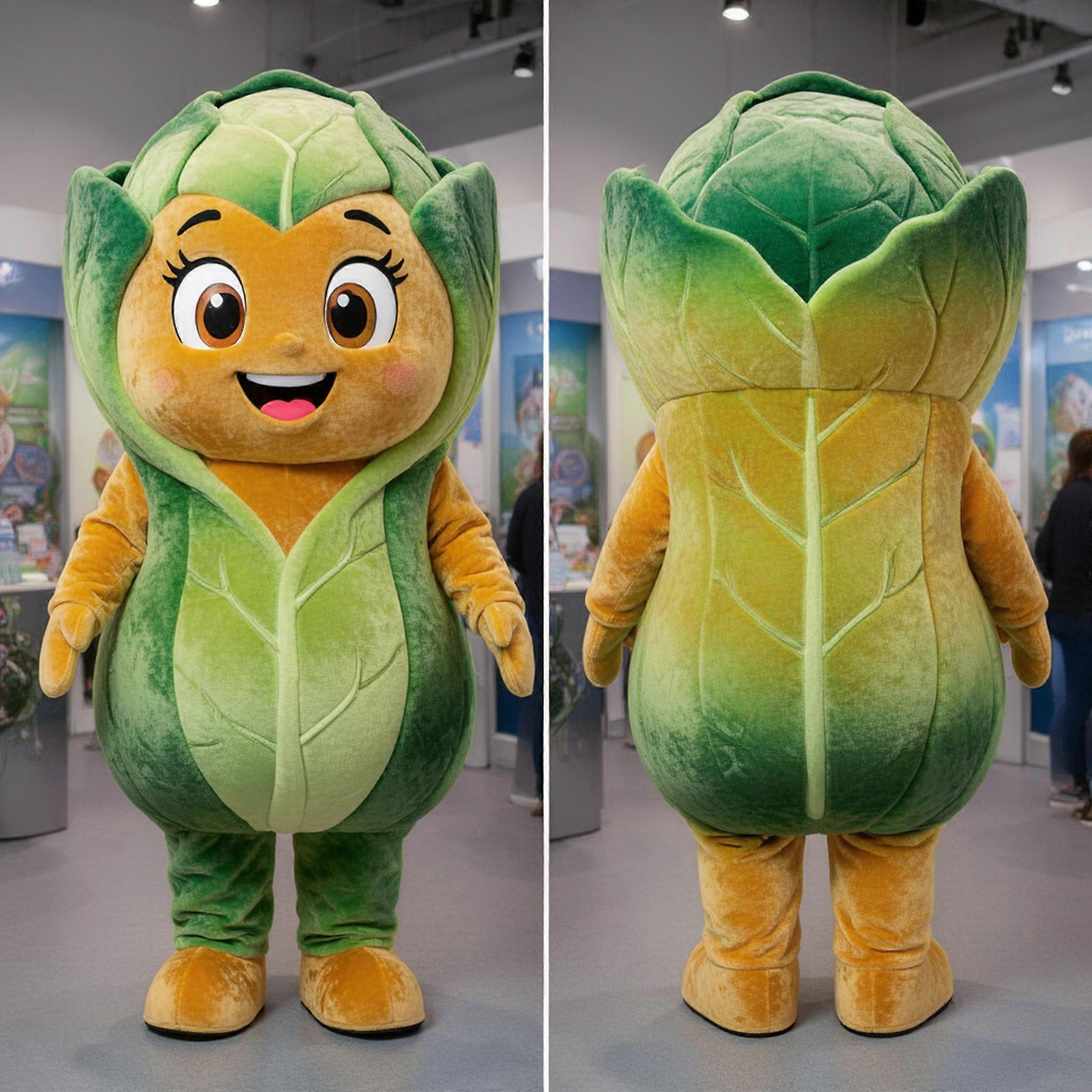 MASTICOT Gold Fleece Leafy Cabbage Mascot