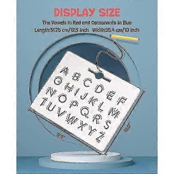 ABC Uppercase & Lowercase Practicing Board 2 in 1 Double Sided Magnetic Letter Tracing Board for Toddlers