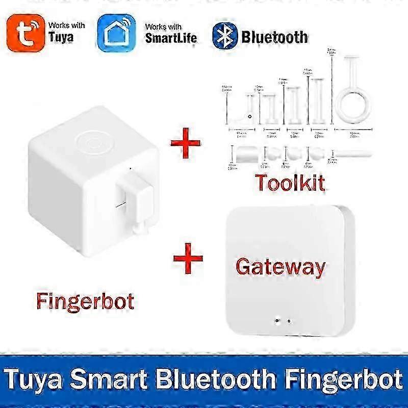 Tuya Bluetooth Mesh Smart Fingerbot Plus Switch Button Pusher Smart Life Switch Timer Voice Control Works With
