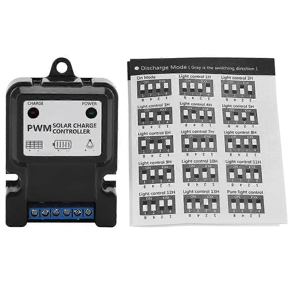 Smart 12V 3A Solar Charge Controller Regulator for Panel Battery System with Efficient Management