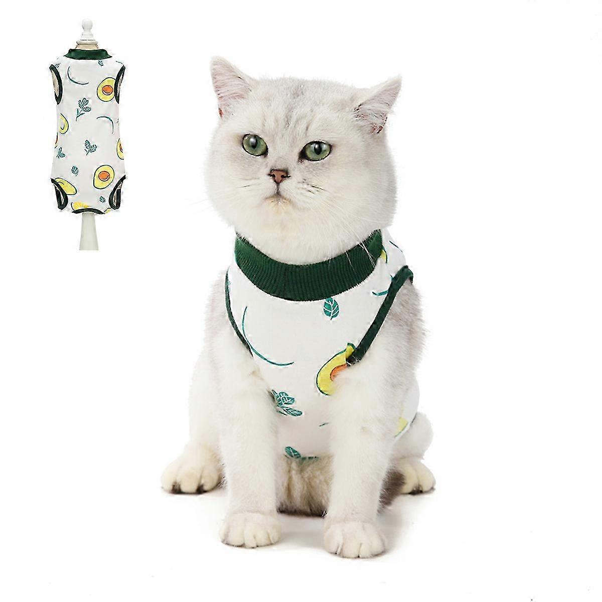 Stretchy Cotton Cat Post-Surgery Suit
