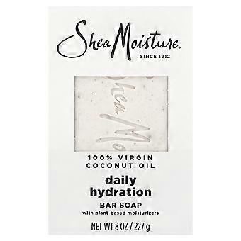 3 x SheaMoisture, Daily Hydration Bar Soap, 100% Native Coconut Oil, 8 oz (227 g)