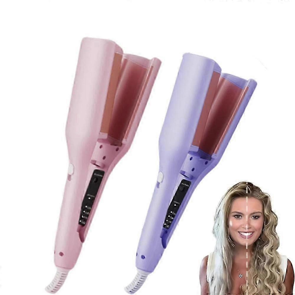 Explicitu Curler beach wave styling tool with negative ions, anti-scalding