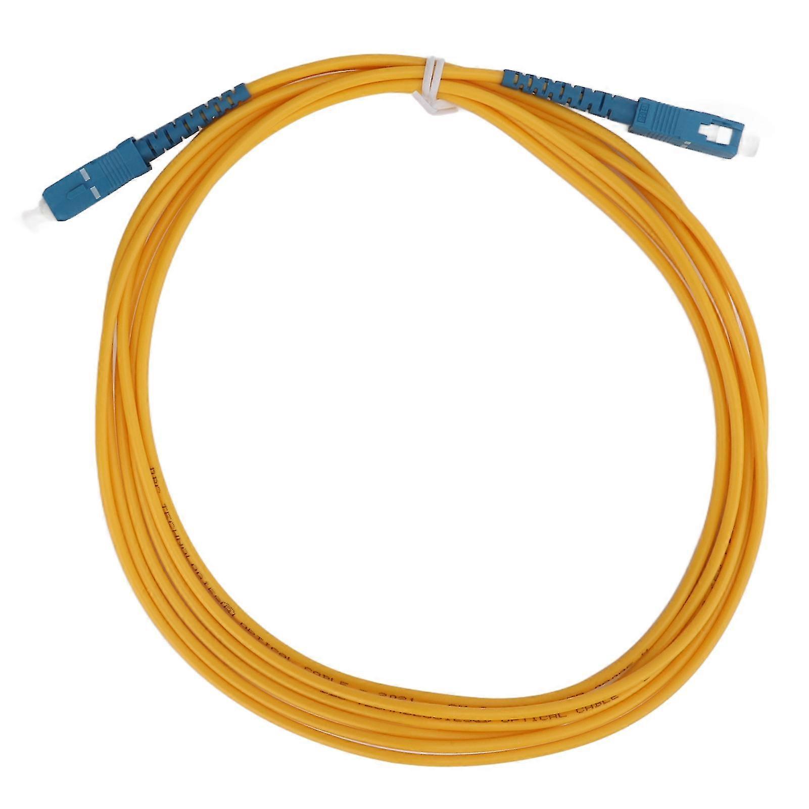 Single-Mode Ceramic-Tipped SC/SC Fiber Cable