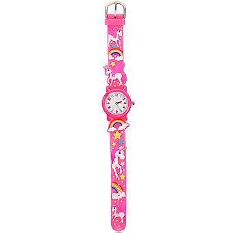 Cartoon Watch Kids Wrist Watch for Kids Timekeeping 1Pcs Pink Color