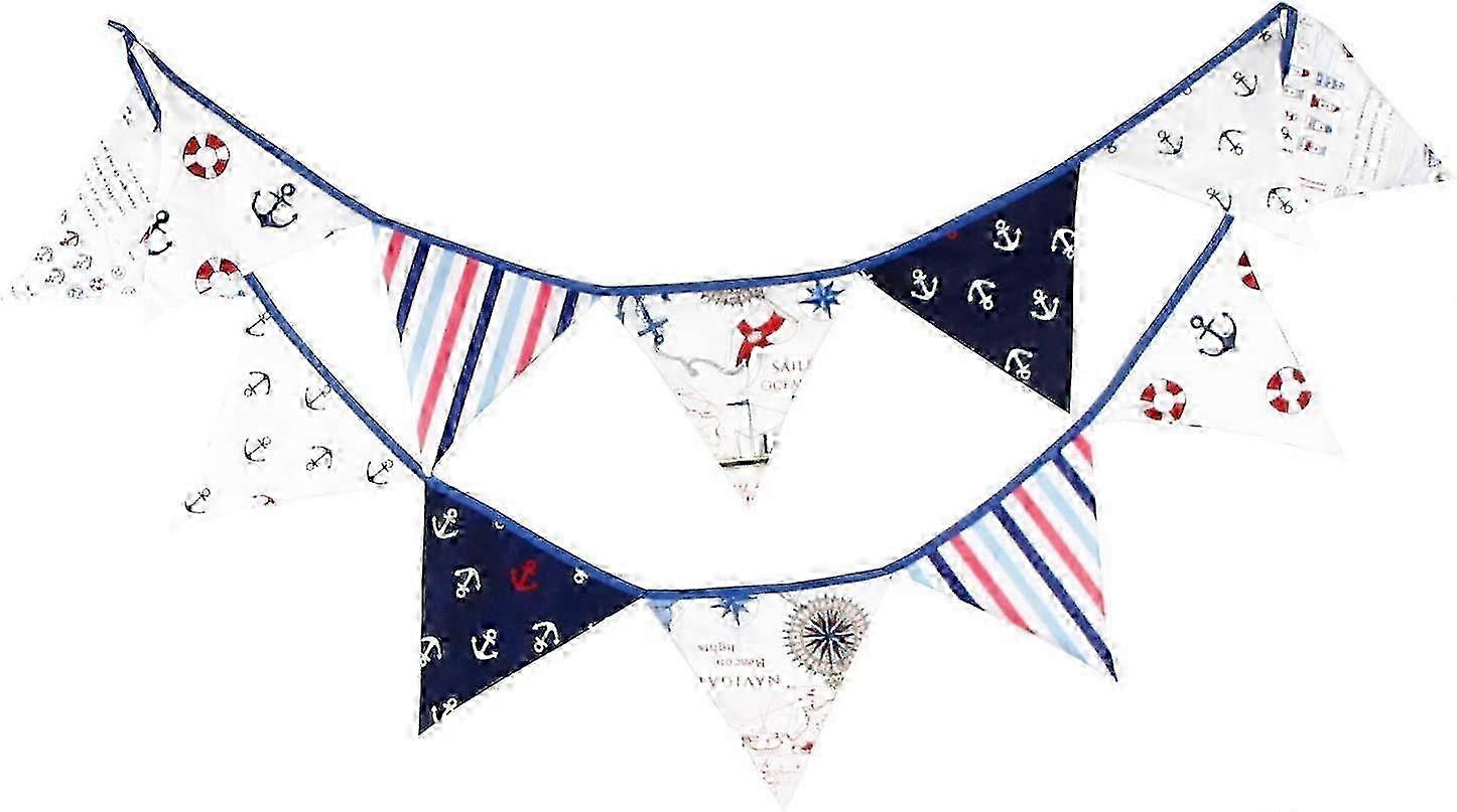 Reusable Cotton Triangle Bunting