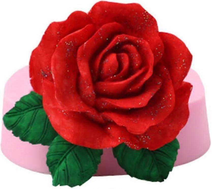 3D Rose Silicone Decorating Mold
