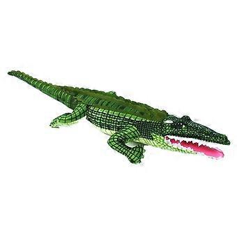 Large Green Crocodile Plush Toy 39 Inches – Soft Lifelike Stuffed Animal for Cuddling and Decor