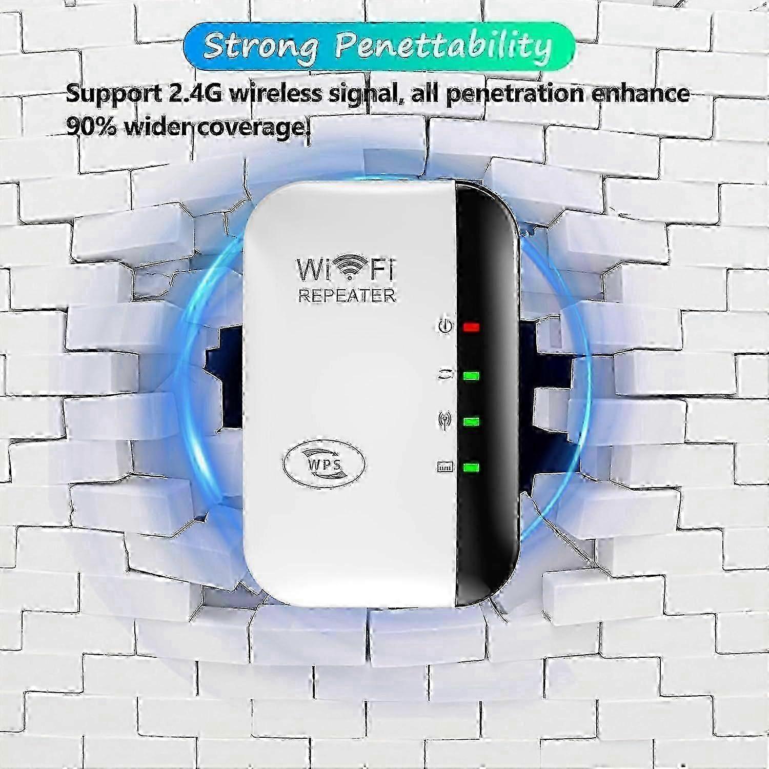 Wall-Mountable 300Mbps WiFi Extender