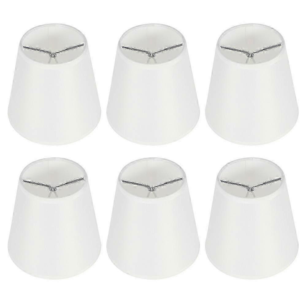 6x E14 Fabric Lamp Shade Set