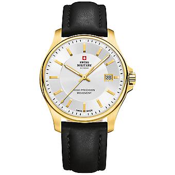 Schweizer Militär sm30200.pl12lbk Quarz Analog Man Uhr mit Kuhfell Armband SM30200.15