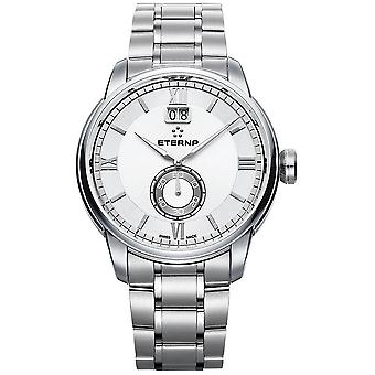 Eterna Avventic Svizzera Quartz Analog Man Orologio con Bracciale in acciaio invisioso 2971.41.66.1704