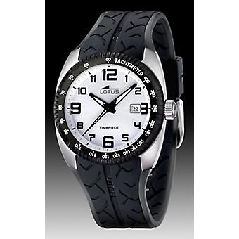 Lotus Rennquarz Analog Man Uhr mit L15568/1 Gummiarmband