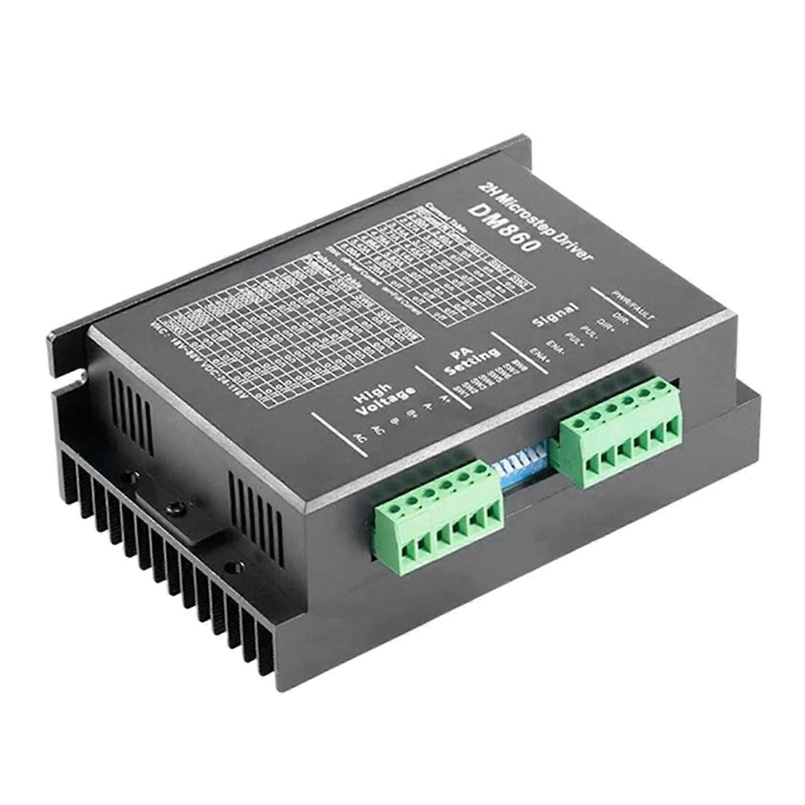 DM860H Stepper Motor Driver 2 Phase Microstep Controller for Nema34  Precision AC/DC 1880V