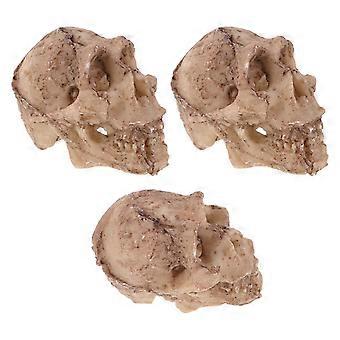 Bearded Dragon Tank Accessories Skull Resin Decoration for Terrarium 15Pcs