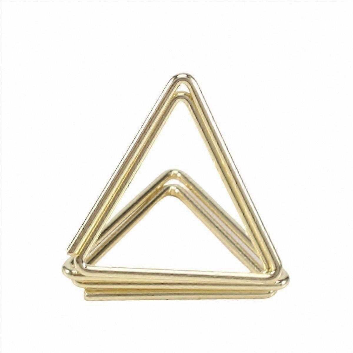 Metal Triangle Card Holders 30 Pack