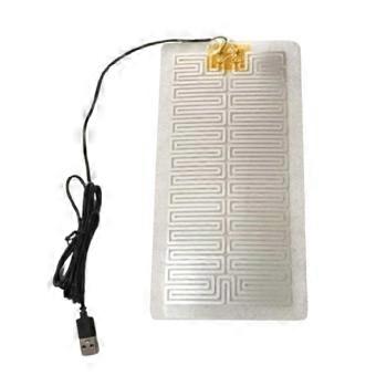 Elemento de Aquecimento de Cinto USB 5v, Almofada de Aquecimento de Fibra de Carbono Elétrica Não Dobrável