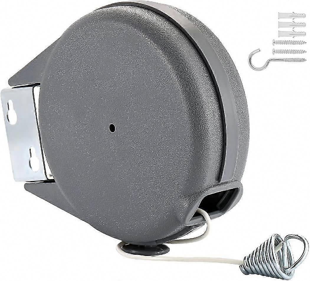 Flexible Indoor & Outdoor Drying: 15m Wall-Mounted Extendable Clothesline