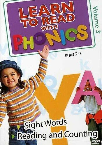 Learn to Read With Phonics 3 Sight Word DVD - Region 2