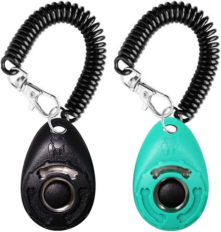Dog Training Clicker with Wrist Strap Durable Lightweight Easy to Use, Pet Training Clicker for Cats Puppy Birds Horses. Perfect for Behavioral Traini