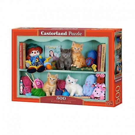 Puzzle Kitten Shelves 500 pieces from Castorland Puzzle