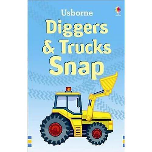 TRUCKS Usborne Books Harper Collins Snap 52 Pages Card Game for Ages 3+ and Up