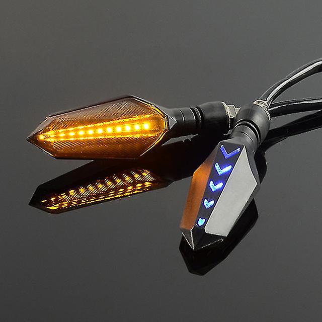 Universal Motorcycle Turn Signals Light 12v Turn Signals Motorcycle Flasher Built Relay 12led Waterproof Turn Signal Lamp