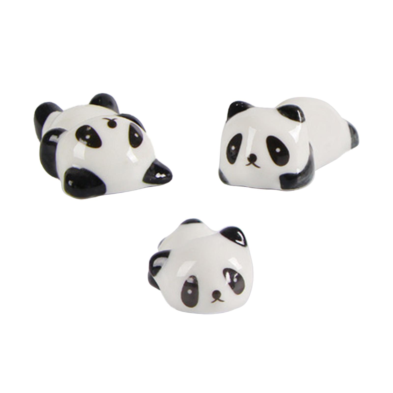 Lovely Ceramic Panda Chopstick Rest Holder Stand Spoon Fork Tableware Kitchen