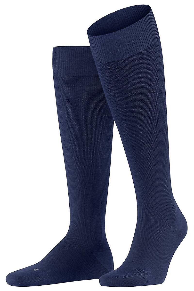 Falke Energizing Wool Knee High Socks - Deep Blue