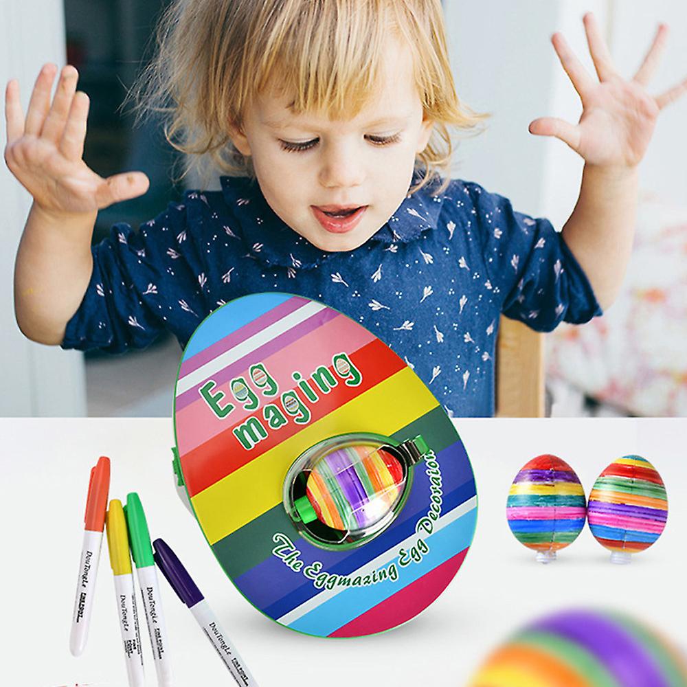 Easter Egg Rotating Decorator Diy Art Craft Set Electric Egg Decorating Spinner