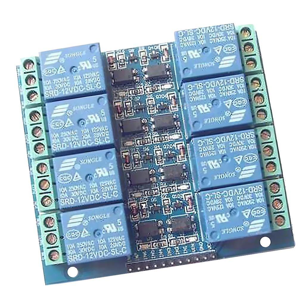 8 Channel Relay Module Optocoupler Isolated Relay 12V 10A Opto Relay Board