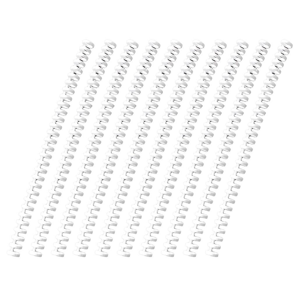 Solid Color Loose Leaf Binder Ring Coil Spring Spiral Ring Binding Strip Rings