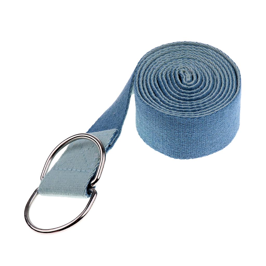 ヨガDリングベルトフィギュアウエストフィットネスエクササイズトレーニングブルー