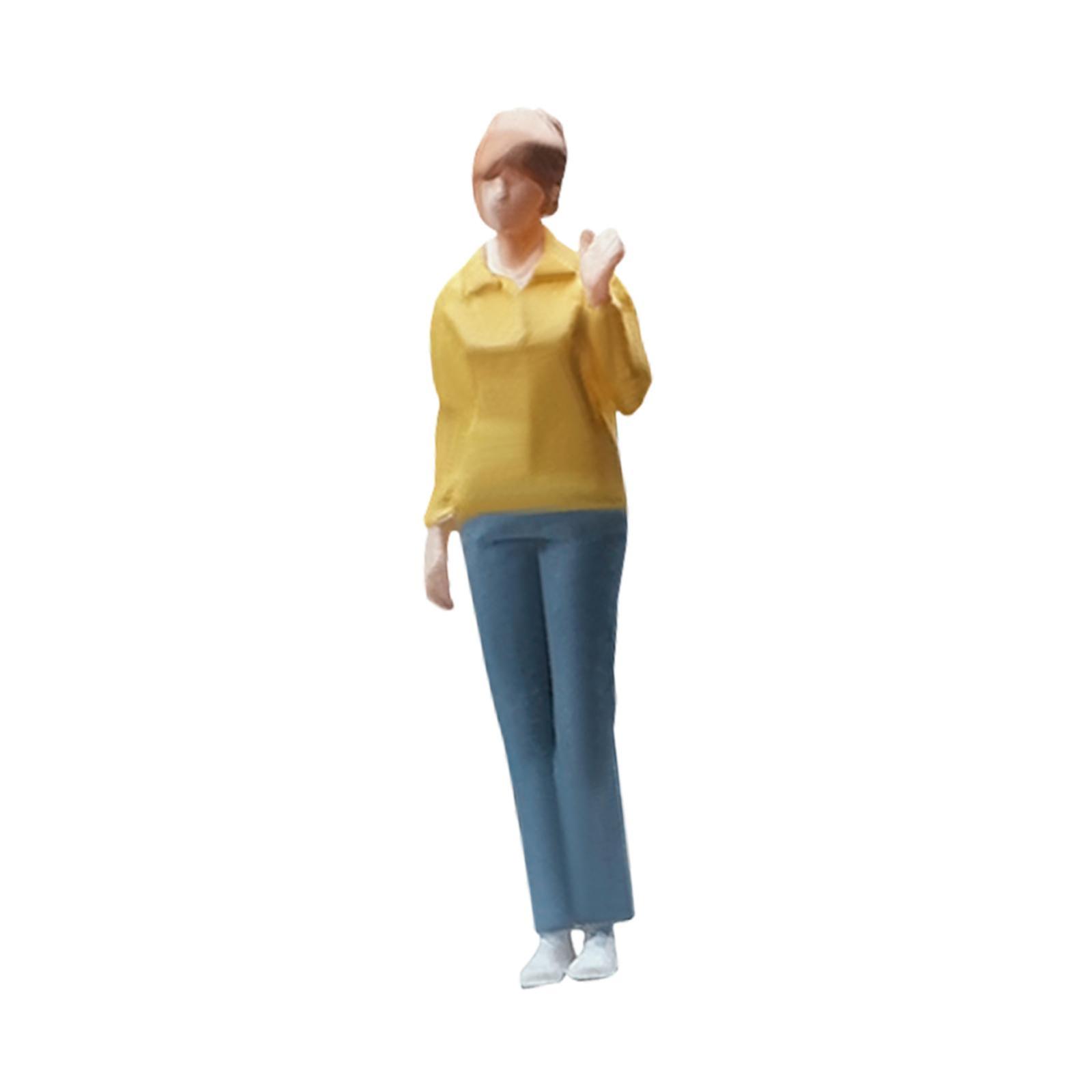 People Figurines Resin for Sand Table Architectural Building Miniature Scene