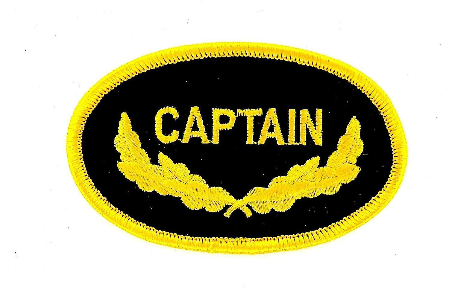 Patch Ecusson Brode Thermocollant Marine Naval Aviation Captain Commander