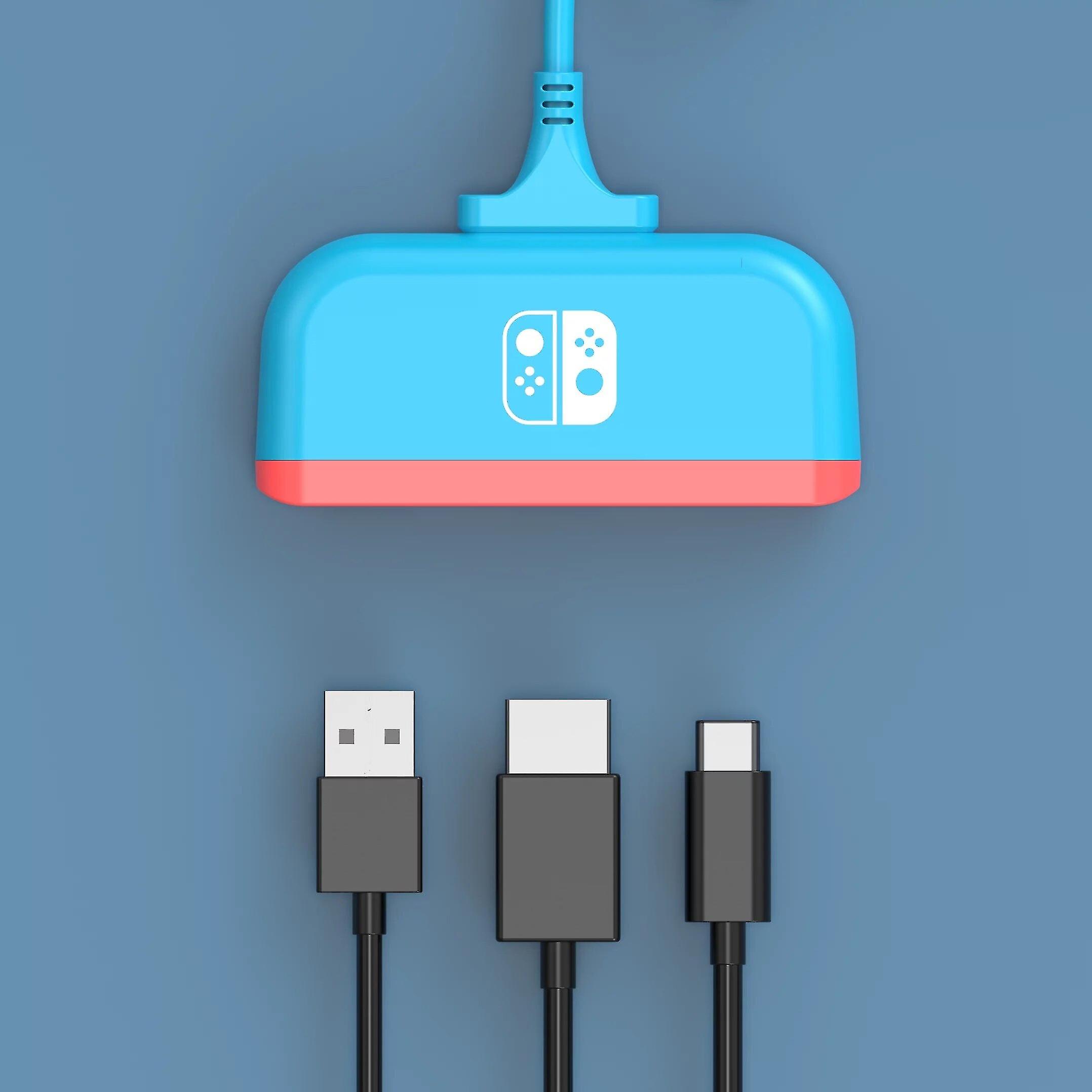 Multifunction Portable Docking Station Suitable For Switch Host Lapto Plaptop Mobile Phone Three In One Adapter