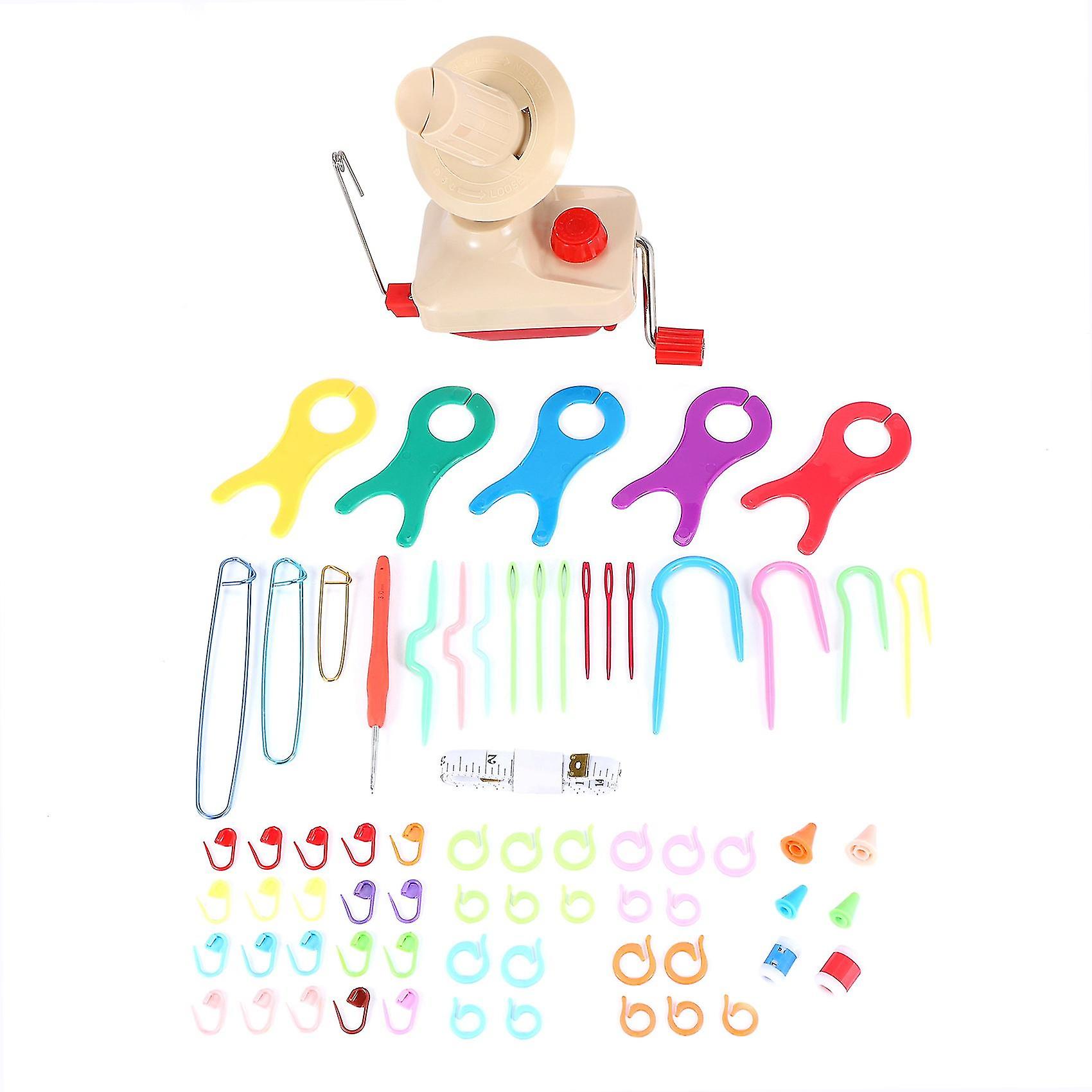 Handheld Yarn Winder Swift Fiber String Ball Winder Holder Practical String Winding Machine Sewing